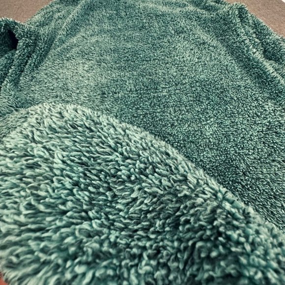 Marleylilly Pullover Cozy‎ Sweater S/M Green High Neck Zipper Polyester - Picture 12 of 13